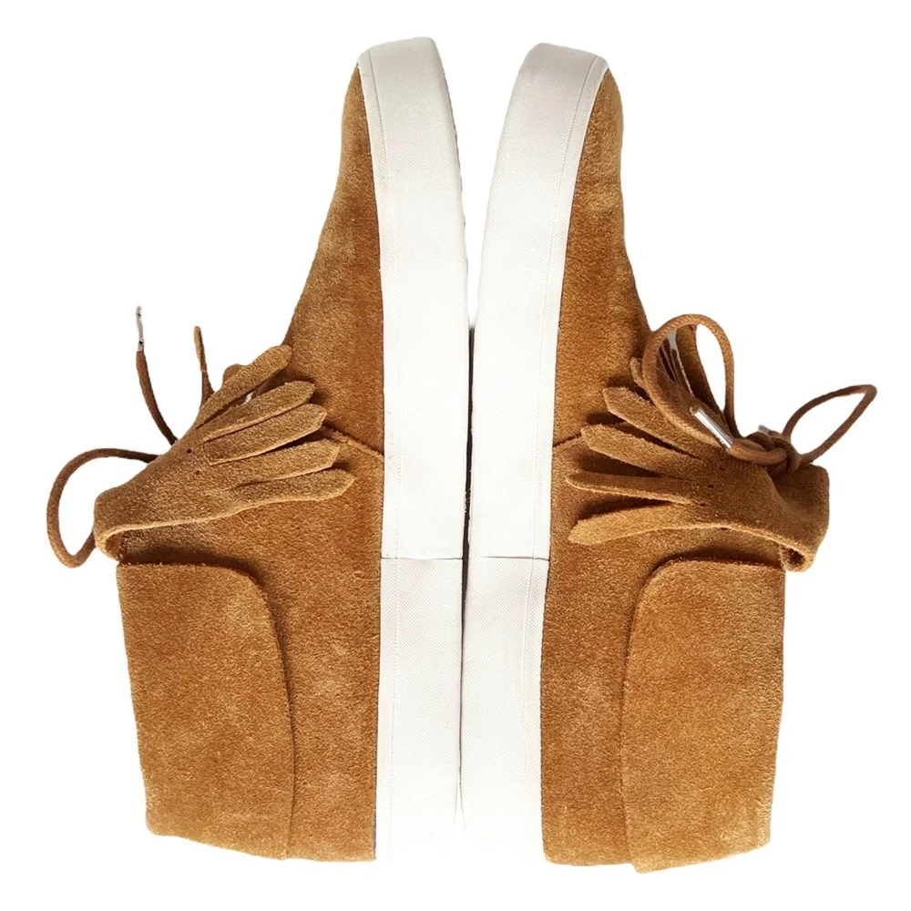 Derek Lam 10 Crosby Luca Suede Fringe Sneaker | 6 - Picture 3 of 11
